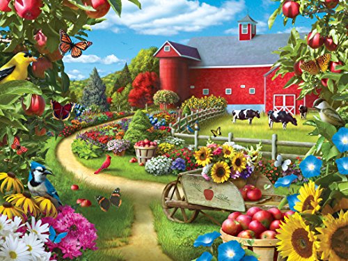 MasterPieces Family Hour Apple of My Eye Farm with Barn Scene Jigsaw ...